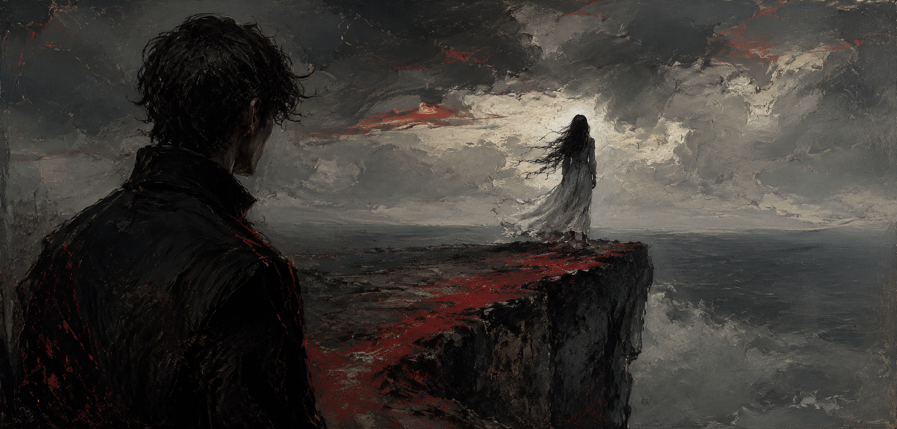 Paisaje de fantasía oscura
